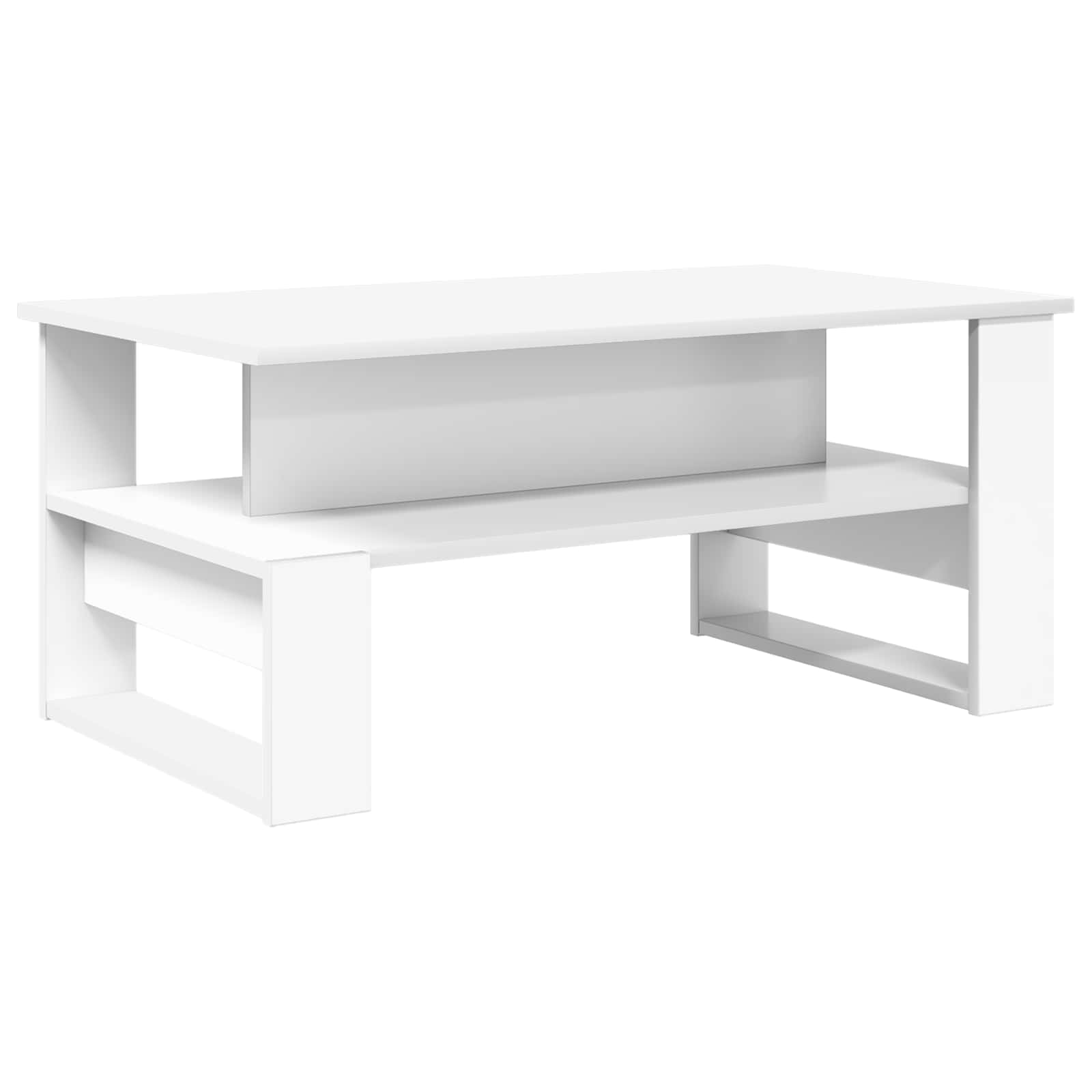 Tavolino da salotto Bianco 90 x 50 x 40 cm Legno multistrato