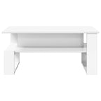 Tavolino da salotto Bianco 90 x 50 x 40 cm Legno multistrato