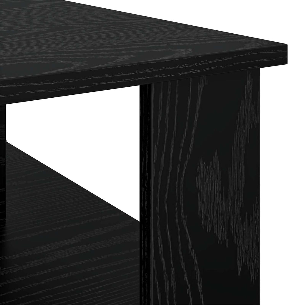Tavolino da salotto Rovere Nero 90 x 50 x 40 cm