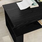 Tavolino da salotto Rovere Nero 90 x 50 x 40 cm