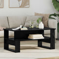 Tavolino da salotto Rovere Nero 90 x 50 x 40 cm
