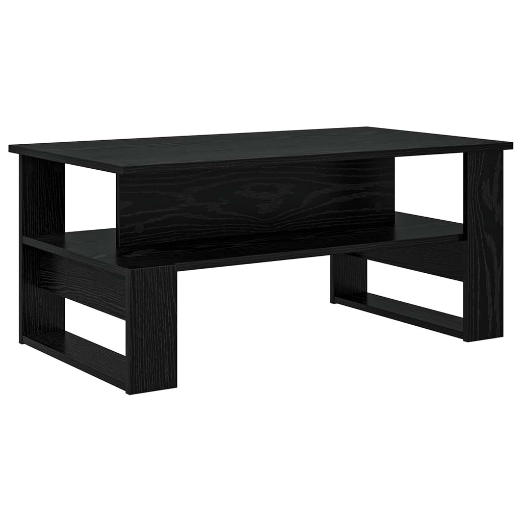 Tavolino da salotto Rovere Nero 90 x 50 x 40 cm