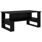 Tavolino da salotto Rovere Nero 90 x 50 x 40 cm