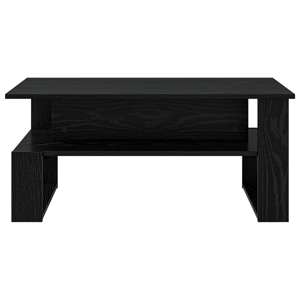 Tavolino da salotto Rovere Nero 90 x 50 x 40 cm
