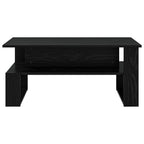 Tavolino da salotto Rovere Nero 90 x 50 x 40 cm