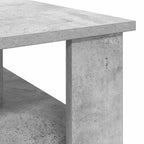 Tavolino da salotto Grigio cemento 90 x 50 x 40 cm