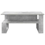 Tavolino da salotto Grigio cemento 90 x 50 x 40 cm