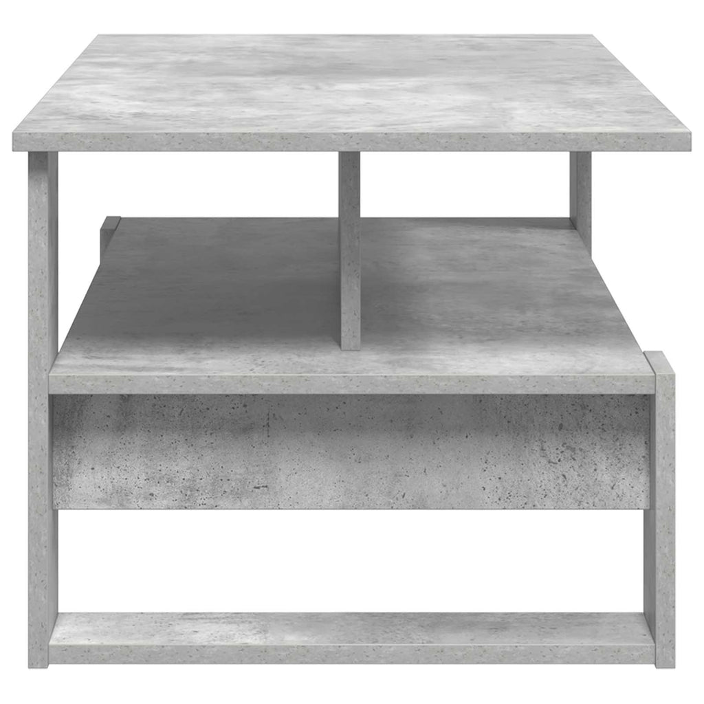 Tavolino da salotto Grigio cemento 90 x 50 x 40 cm