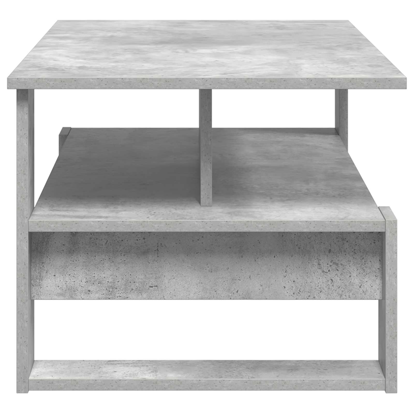 Tavolino da salotto Grigio cemento 90 x 50 x 40 cm