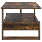 Tavolino da salotto Rovere fumé 90 x 50 x 40 cm