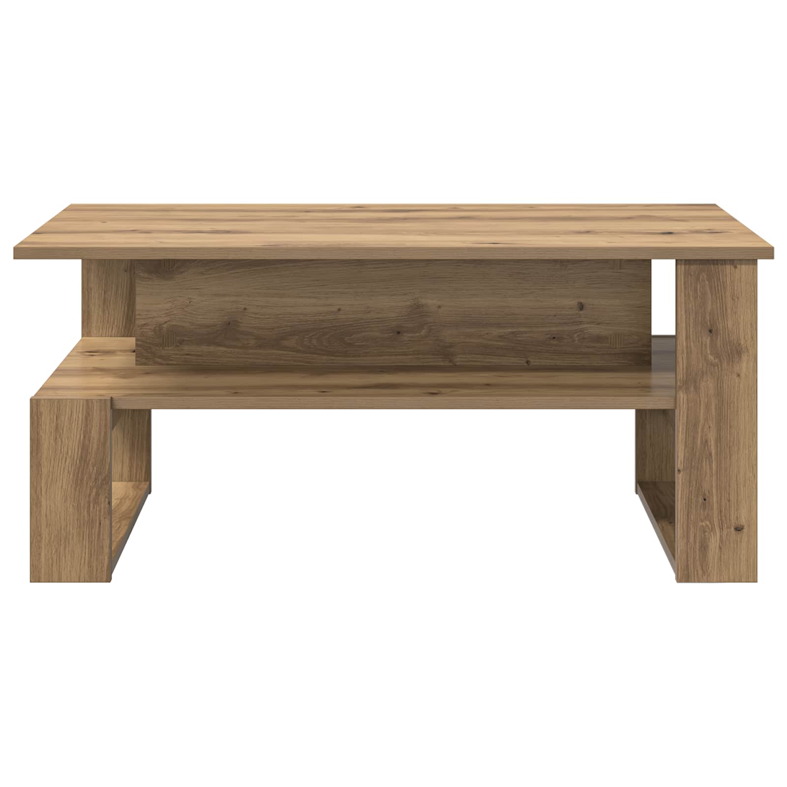 Tavolino da salotto Rovere artigianale 90 x 50 x 40 cm