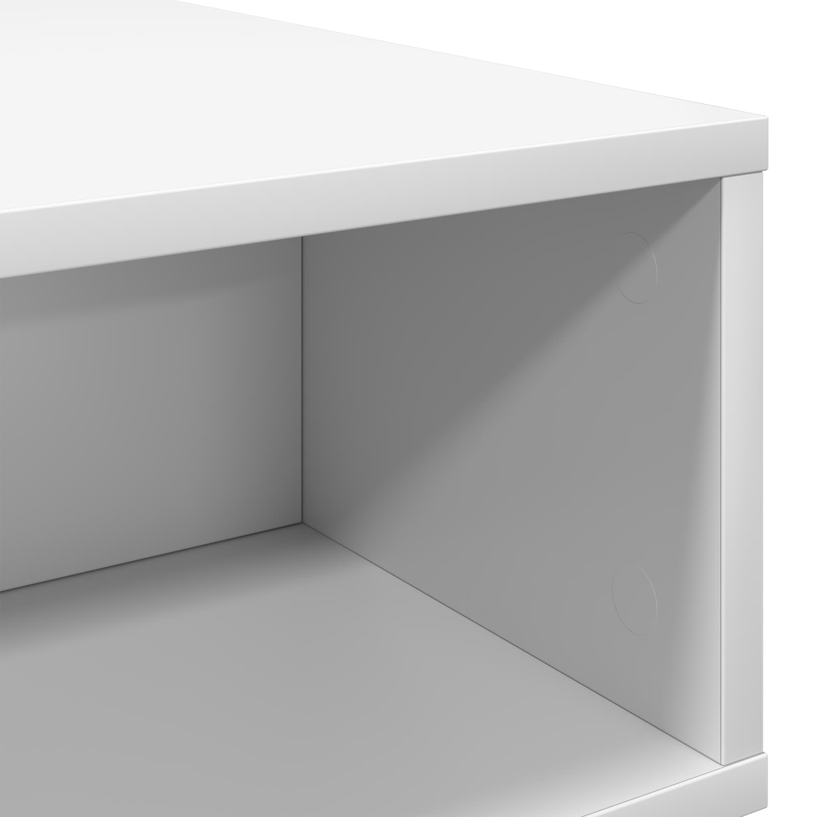 Tavolino da salotto Bianco 80 x 46 x 35 cm Legno multistrato