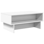 Tavolino da salotto Bianco 80 x 46 x 35 cm Legno multistrato