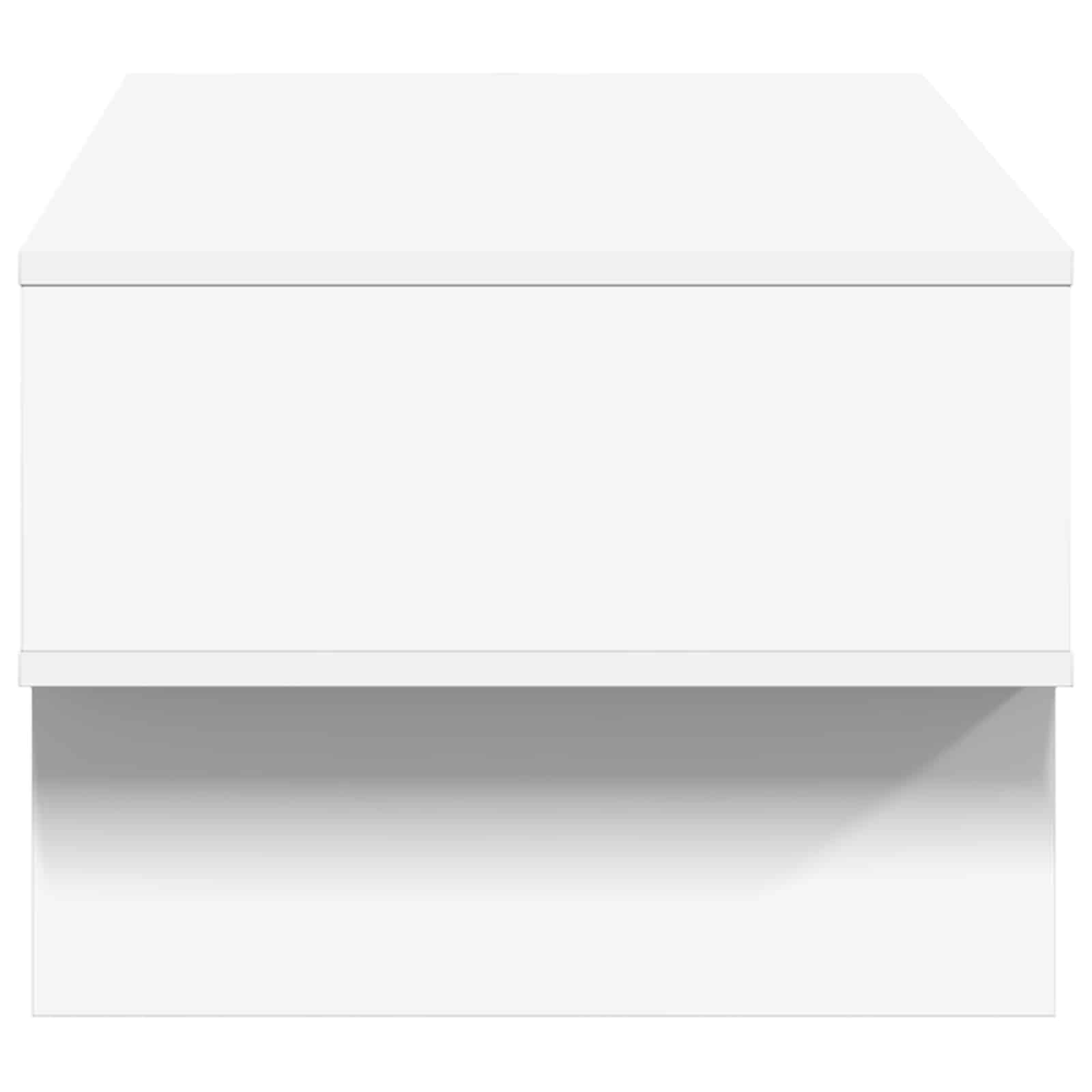 Tavolino da salotto Bianco 80 x 46 x 35 cm Legno multistrato