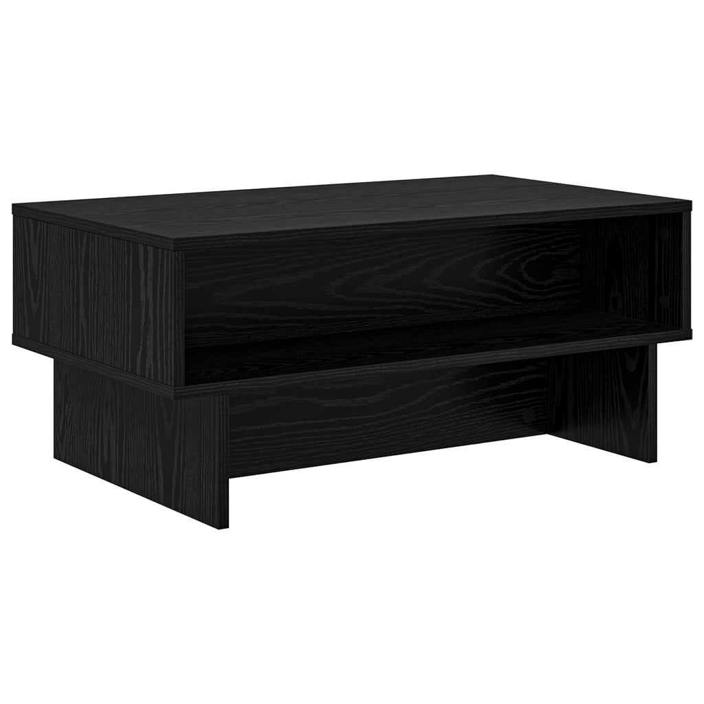 Tavolino da salotto Rovere Nero 80 x 46 x 35 cm