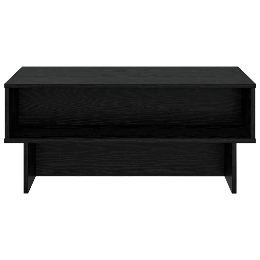 Tavolino da salotto Rovere Nero 80 x 46 x 35 cm