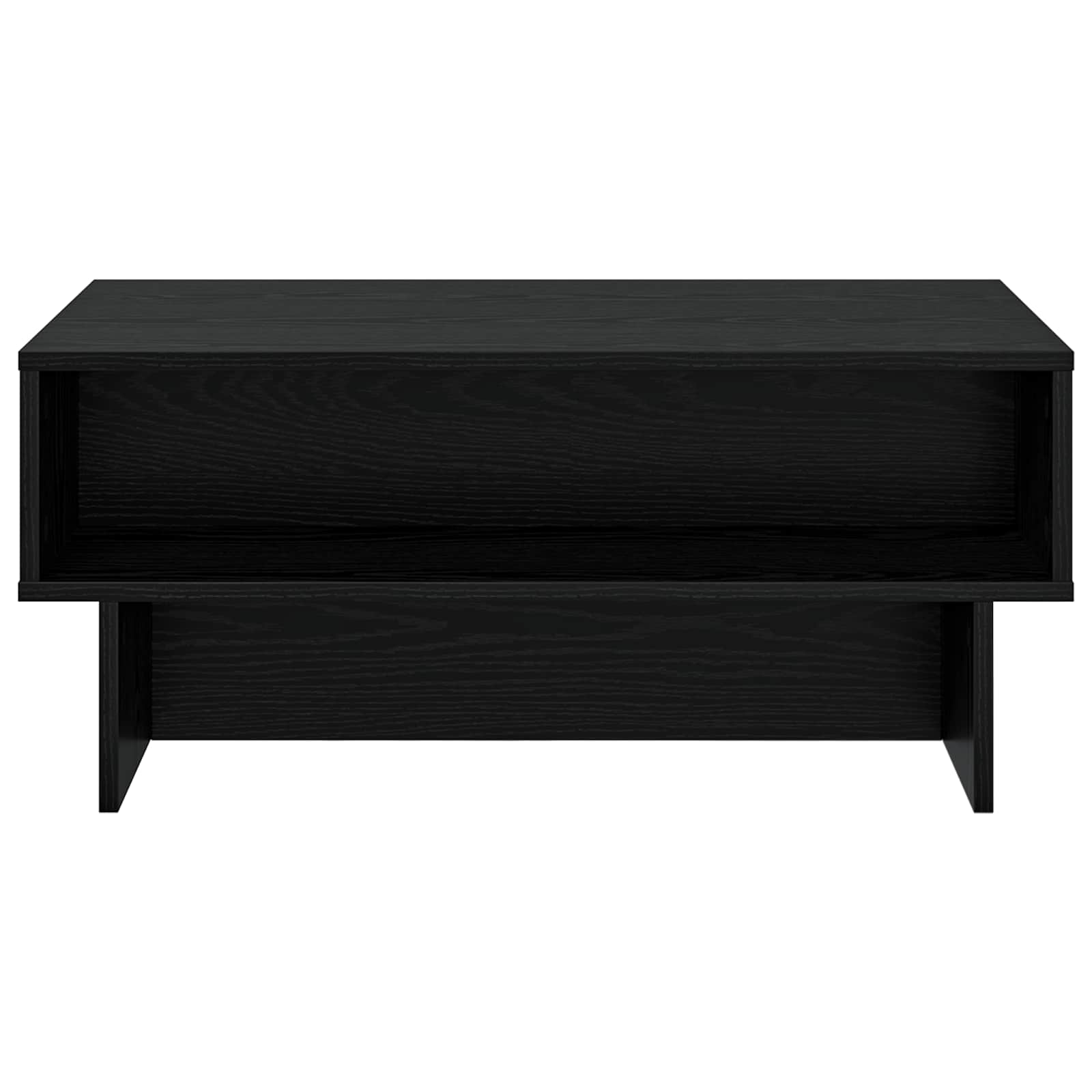 Tavolino da salotto Rovere Nero 80 x 46 x 35 cm