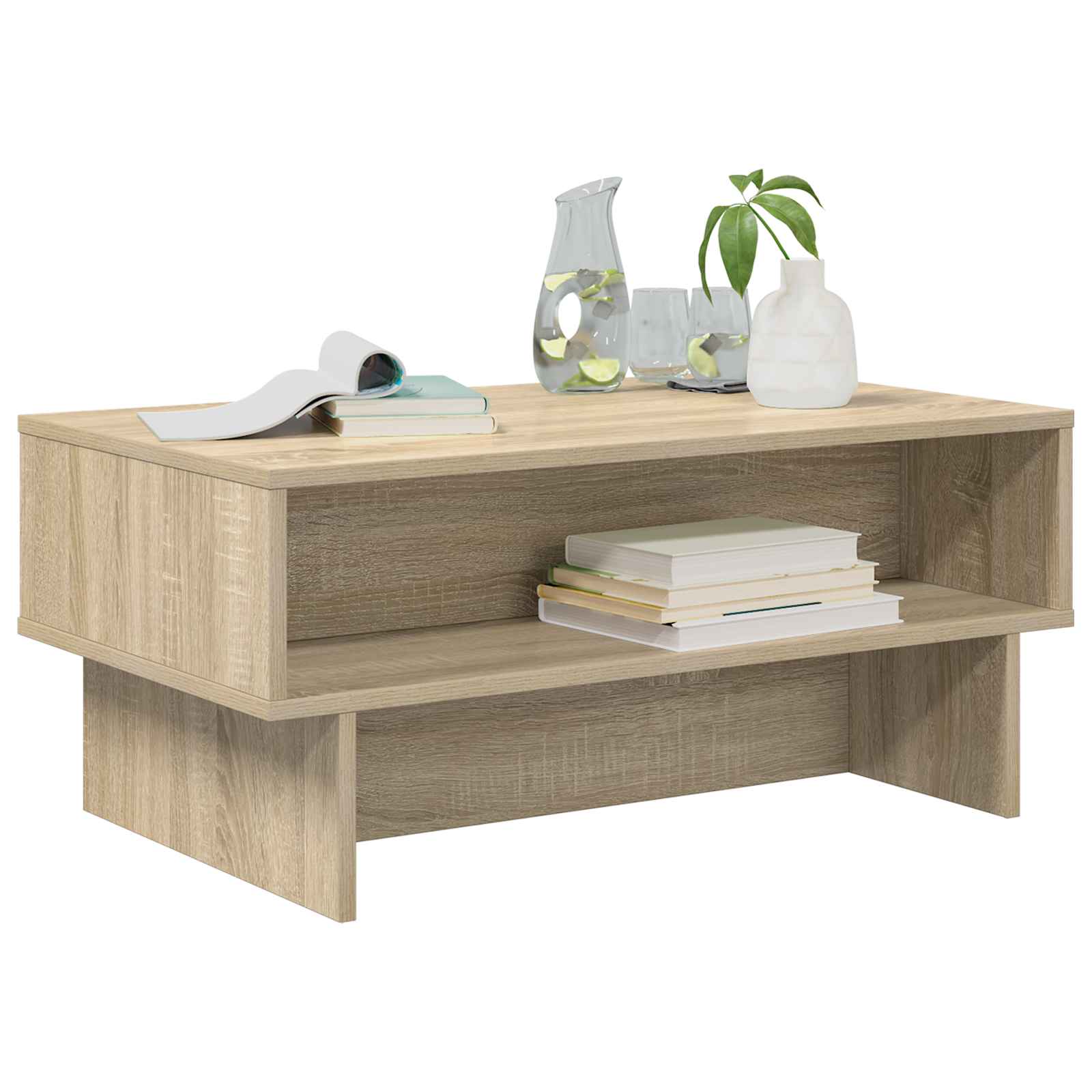 Tavolino da salotto Rovere Sonoma 80 x 46 x 35 cm