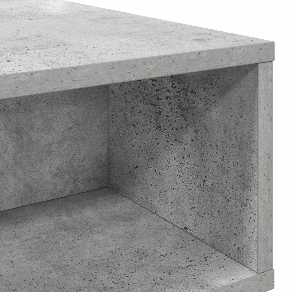 Tavolino da salotto Grigio cemento 80 x 46 x 35 cm