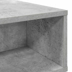 Tavolino da salotto Grigio cemento 80 x 46 x 35 cm