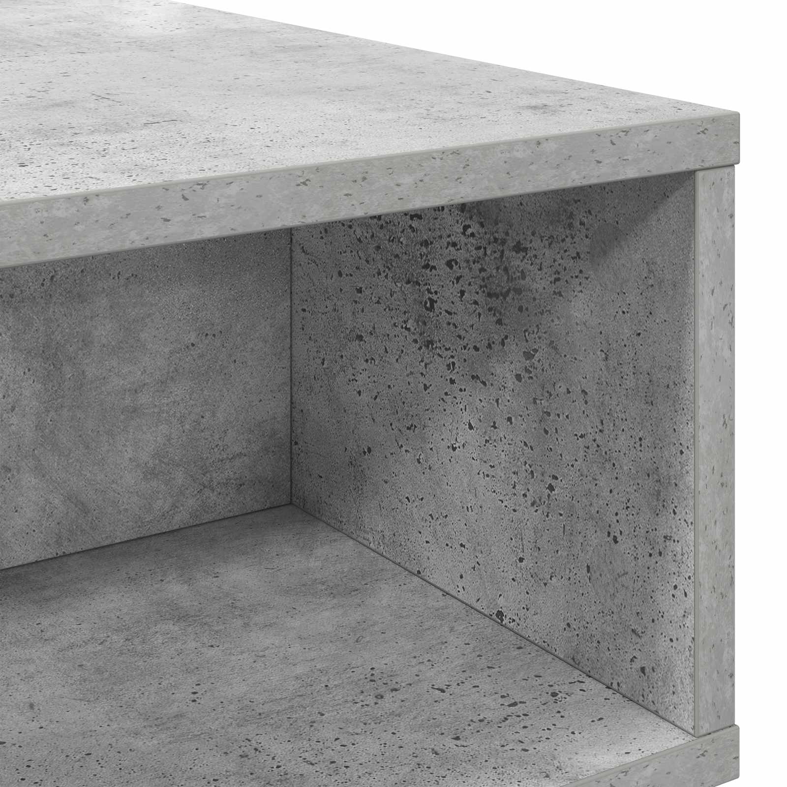 Tavolino da salotto Grigio cemento 80 x 46 x 35 cm