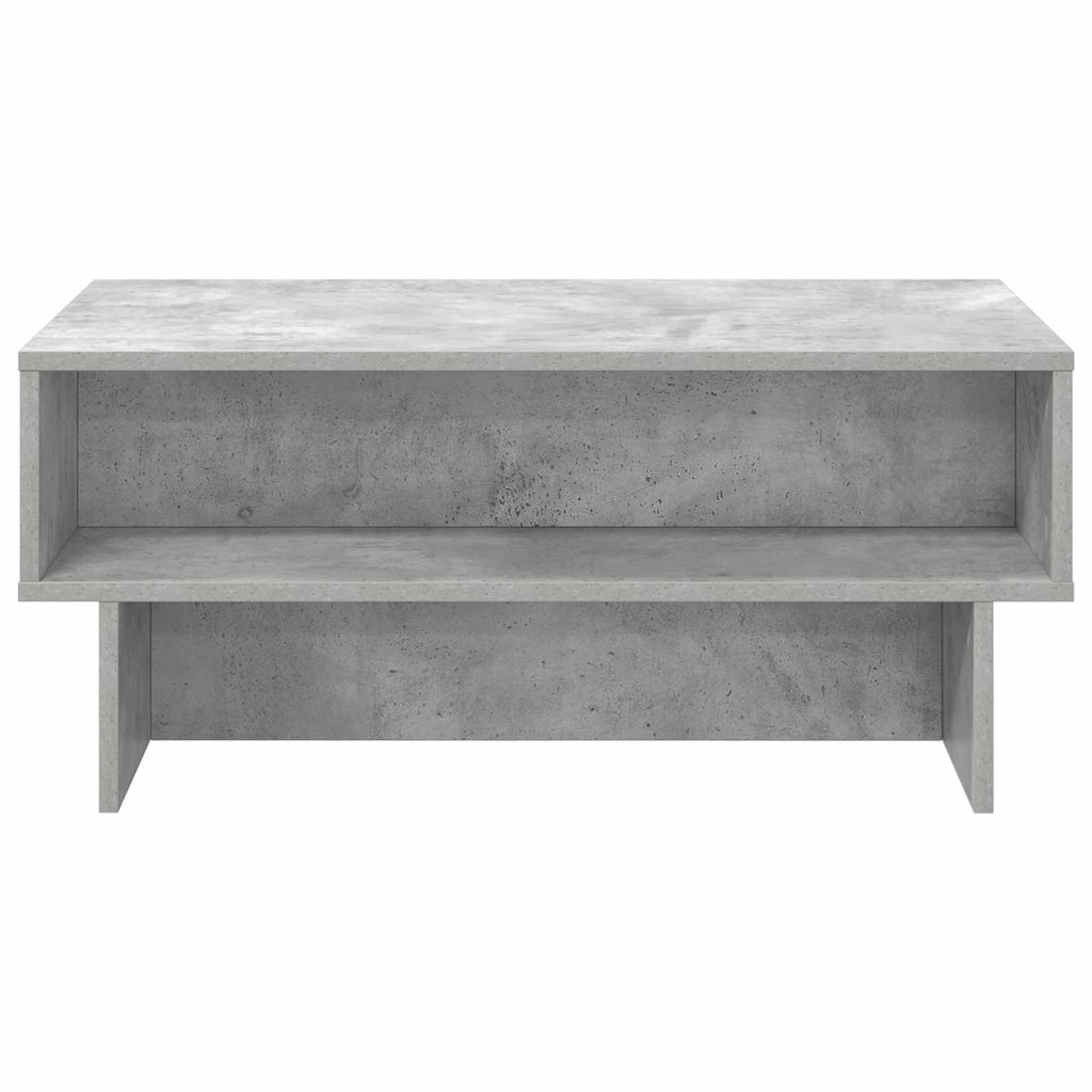 Tavolino da salotto Grigio cemento 80 x 46 x 35 cm