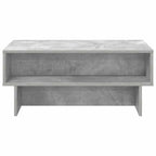 Tavolino da salotto Grigio cemento 80 x 46 x 35 cm