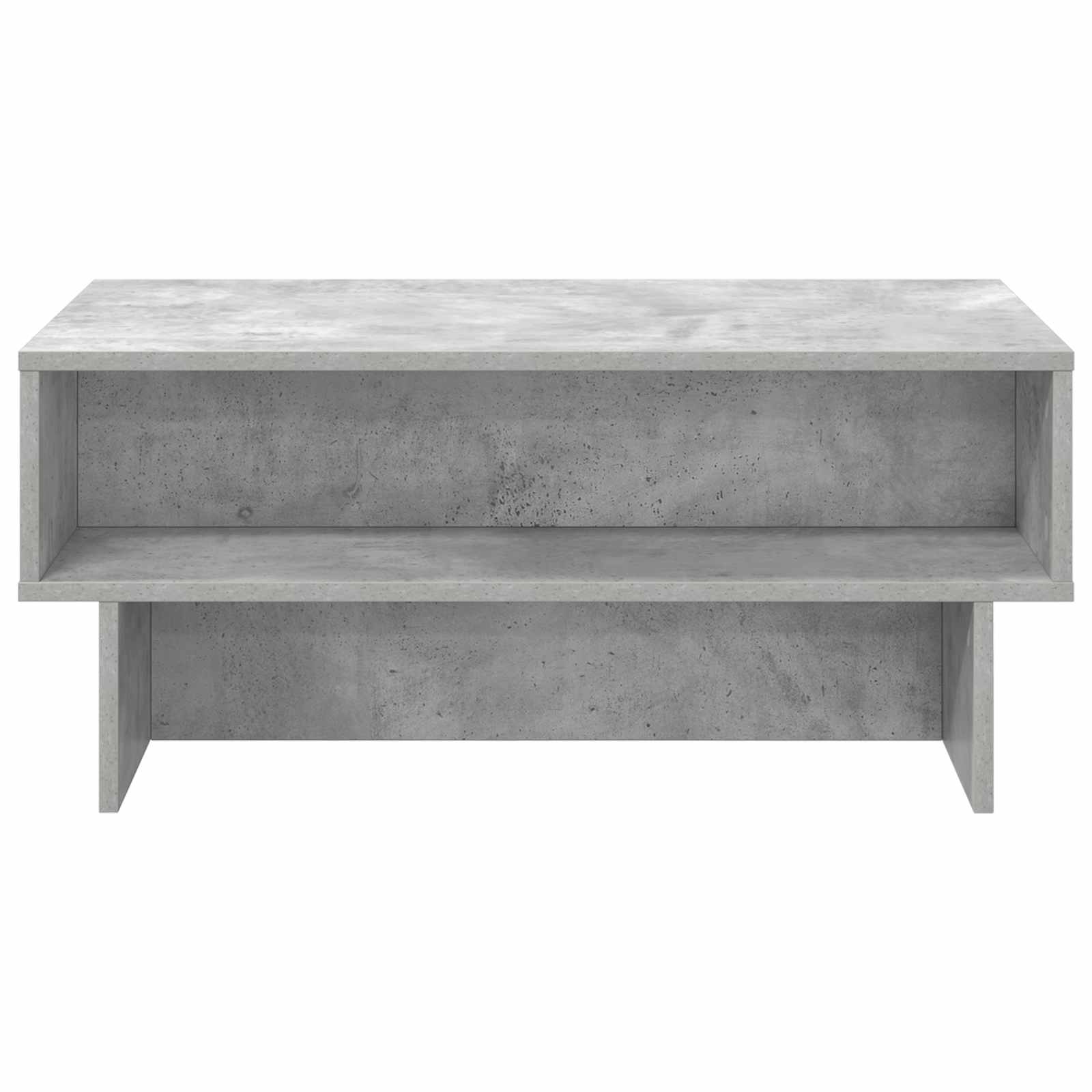 Tavolino da salotto Grigio cemento 80 x 46 x 35 cm