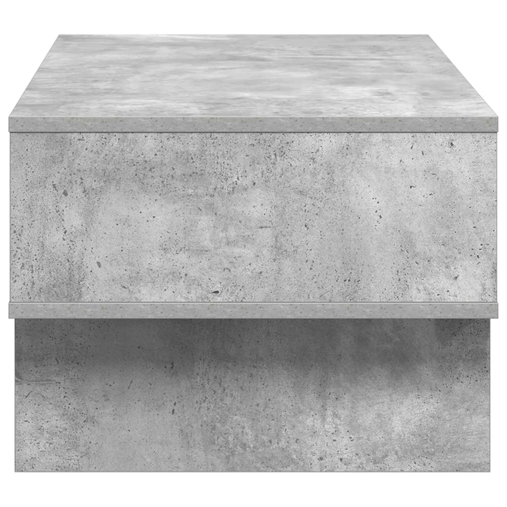 Tavolino da salotto Grigio cemento 80 x 46 x 35 cm
