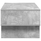 Tavolino da salotto Grigio cemento 80 x 46 x 35 cm