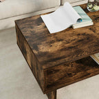 Tavolino da salotto Rovere fumé 80 x 46 x 35 cm