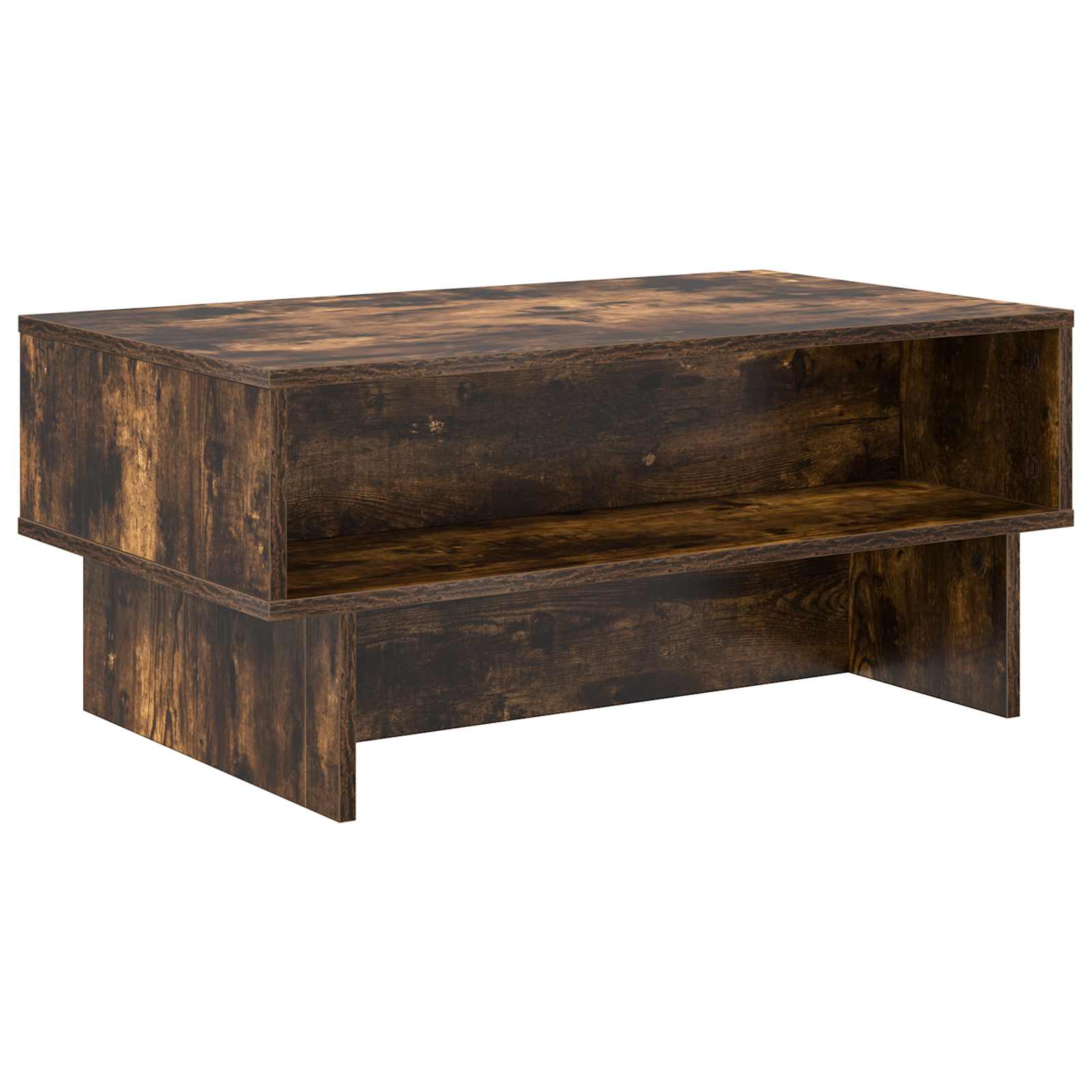 Tavolino da salotto Rovere fumé 80 x 46 x 35 cm