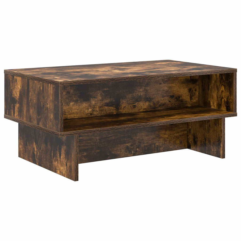 Tavolino da salotto Rovere fumé 80 x 46 x 35 cm