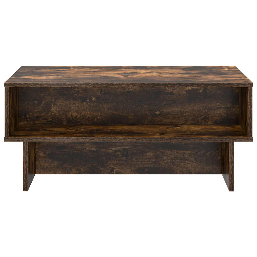 Tavolino da salotto Rovere fumé 80 x 46 x 35 cm