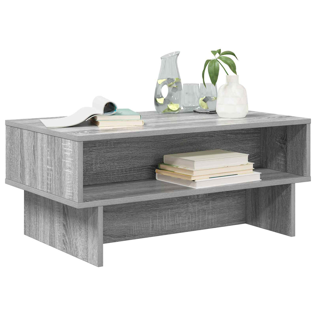 Tavolino da salotto Grigio Sonoma 80 x 46 x 35 cm