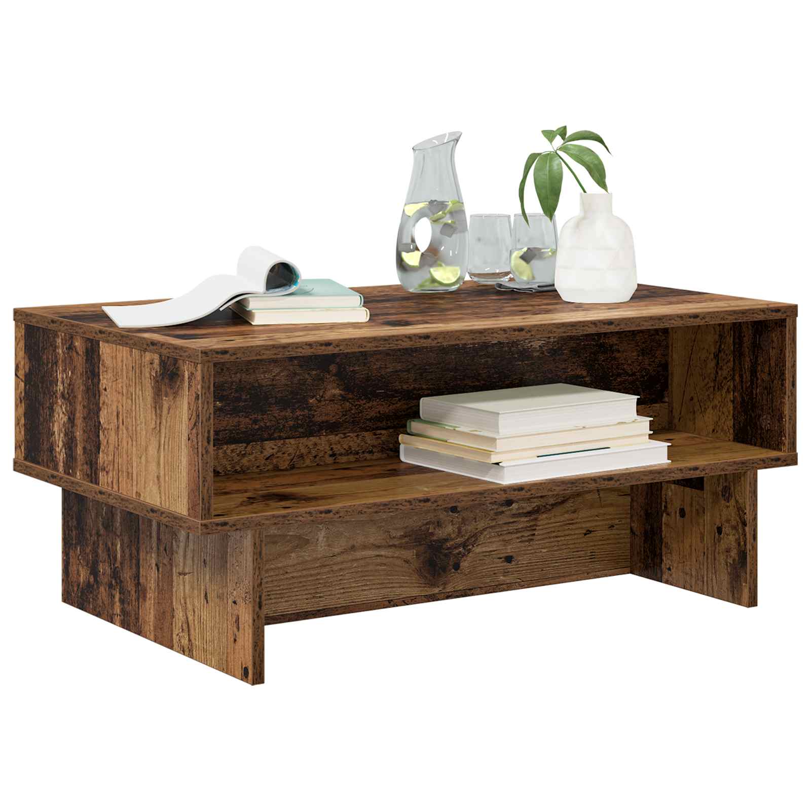 Tavolino da salotto Legno vecchio 80 x 46 x 35 cm