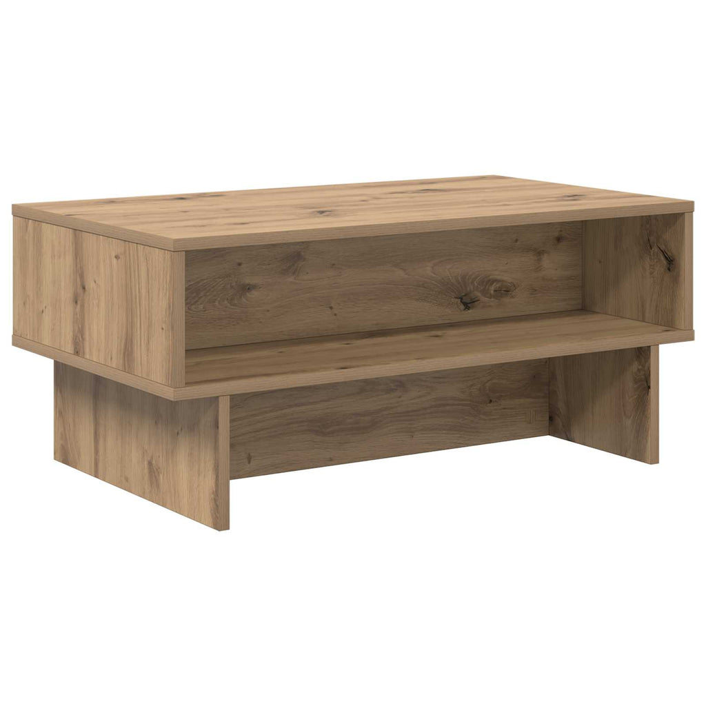 Tavolino da salotto Rovere artigianale 80 x 46 x 35 cm