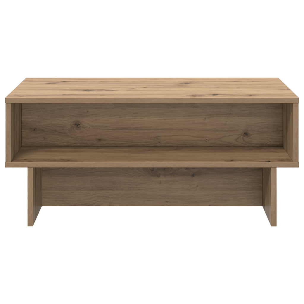 Tavolino da salotto Rovere artigianale 80 x 46 x 35 cm