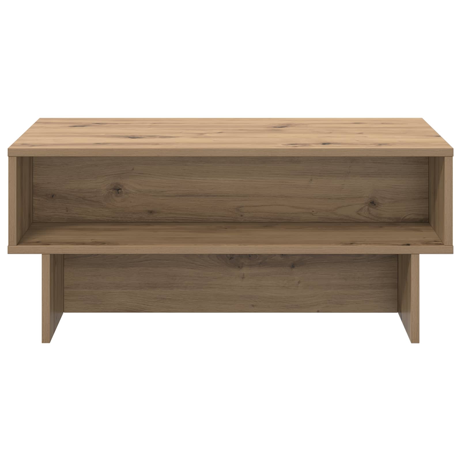 Tavolino da salotto Rovere artigianale 80 x 46 x 35 cm