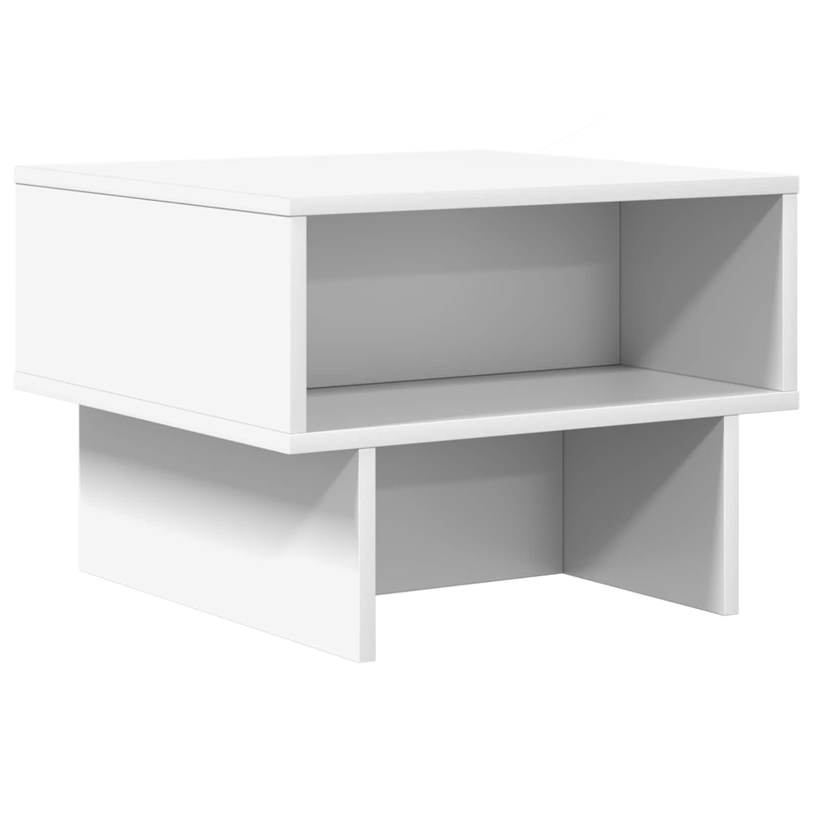 Tavolino da salotto Bianco 48 x 46 x 35 cm Legno multistrato