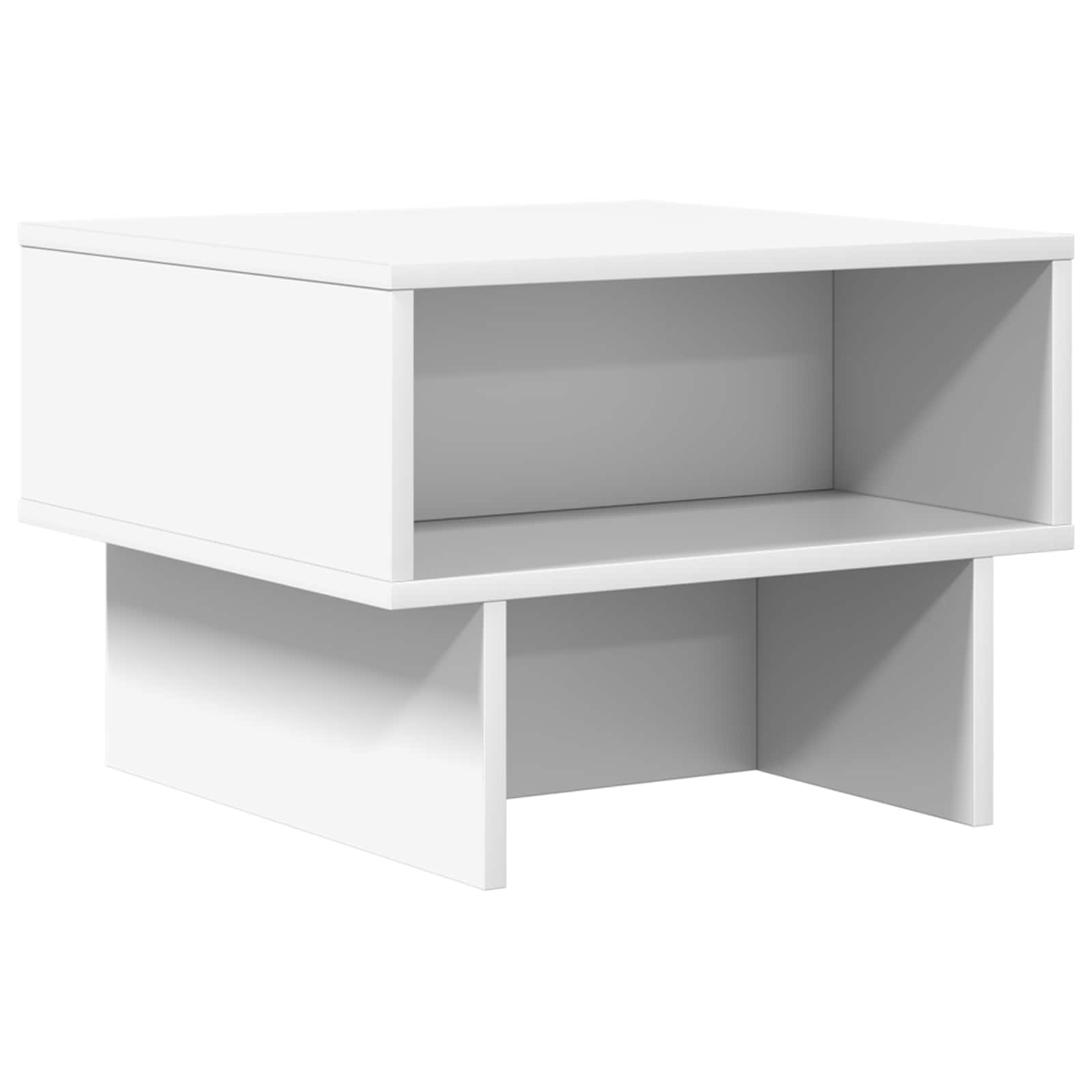Tavolino da salotto Bianco 48 x 46 x 35 cm Legno multistrato