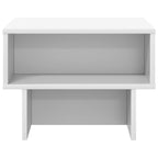 Tavolino da salotto Bianco 48 x 46 x 35 cm Legno multistrato