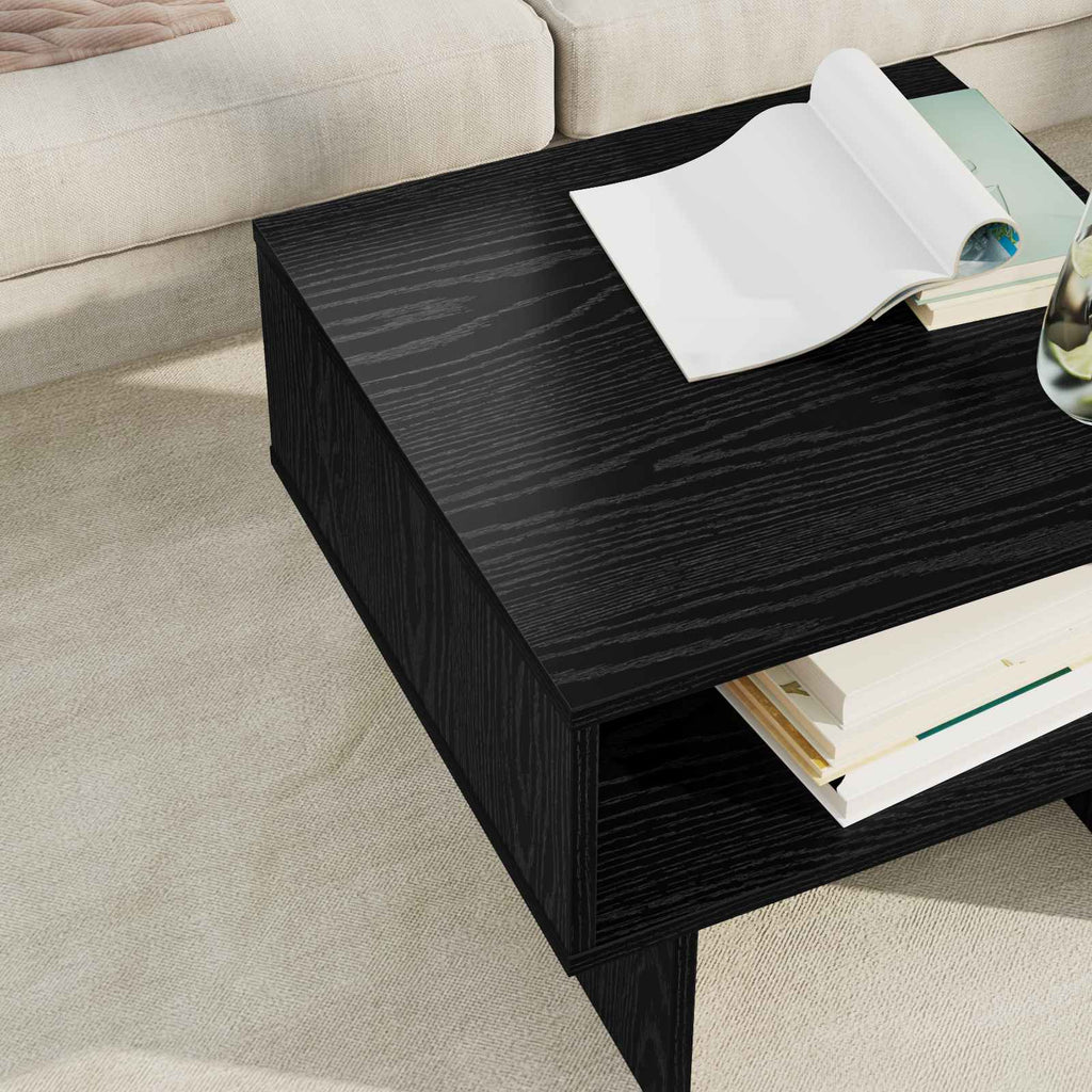 Tavolino da salotto Rovere Nero 48 x 46 x 35 cm