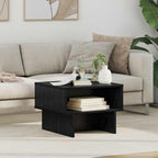Tavolino da salotto Rovere Nero 48 x 46 x 35 cm