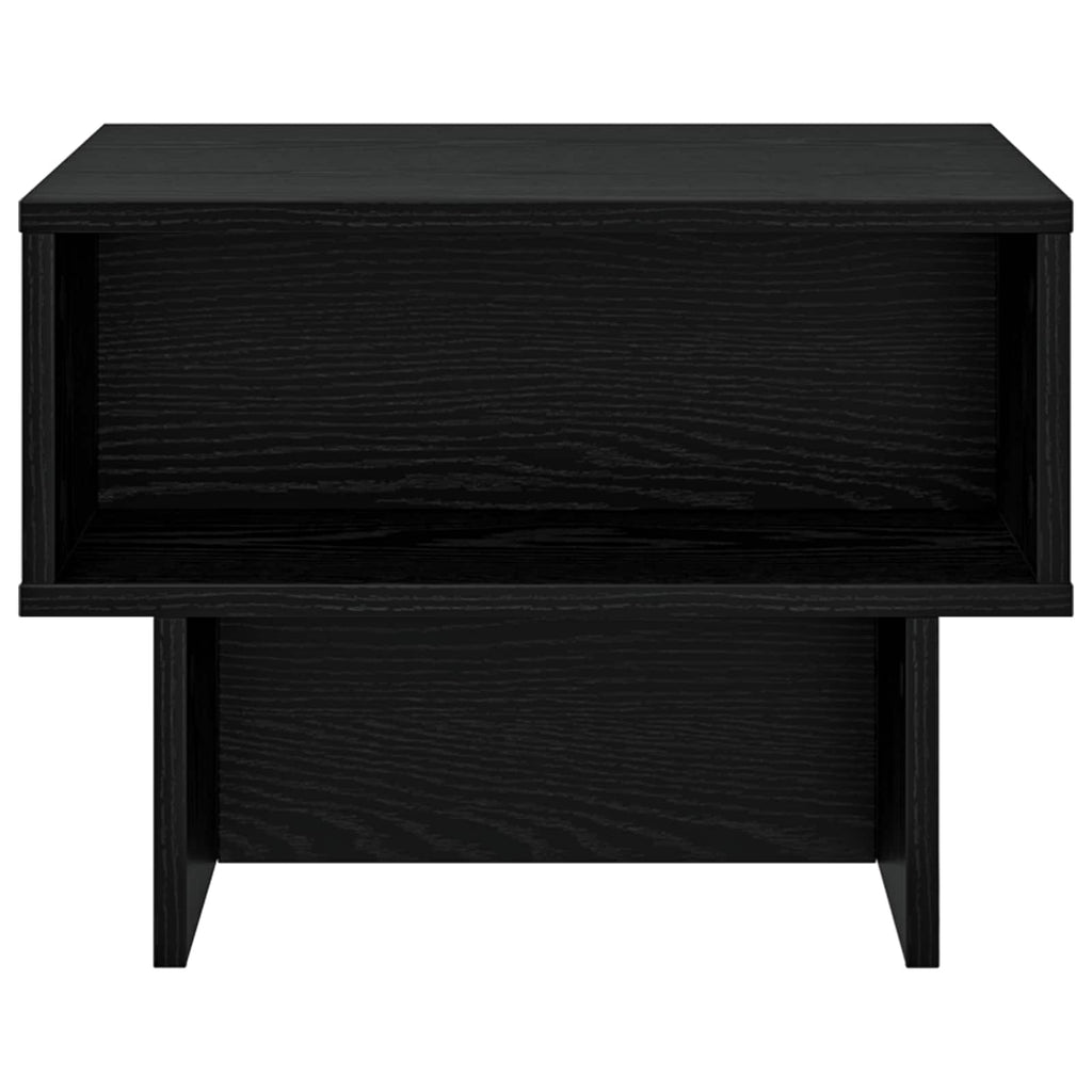 Tavolino da salotto Rovere Nero 48 x 46 x 35 cm