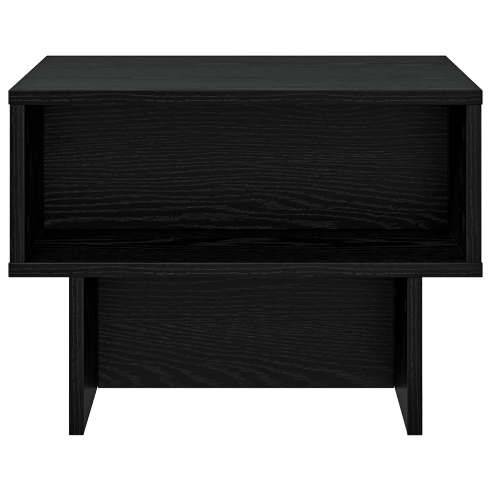 Tavolino da salotto Rovere Nero 48 x 46 x 35 cm