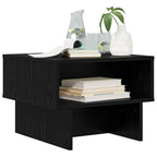 Tavolino da salotto Rovere Nero 48 x 46 x 35 cm