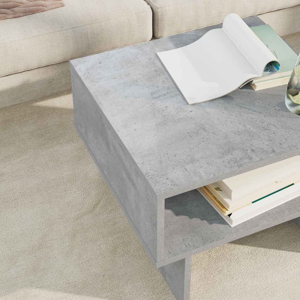 Tavolino da salotto Grigio cemento 48 x 46 x 35 cm