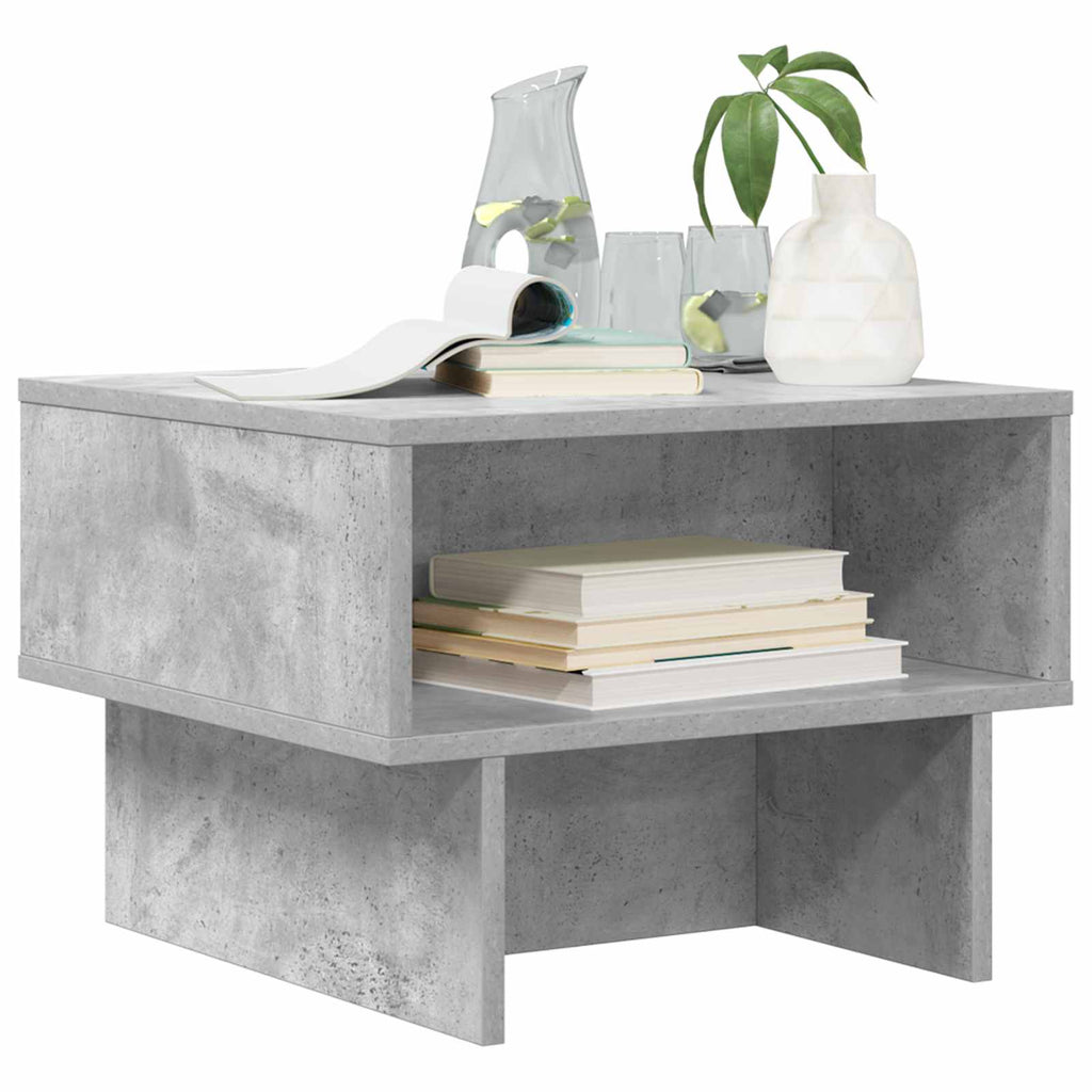 Tavolino da salotto Grigio cemento 48 x 46 x 35 cm