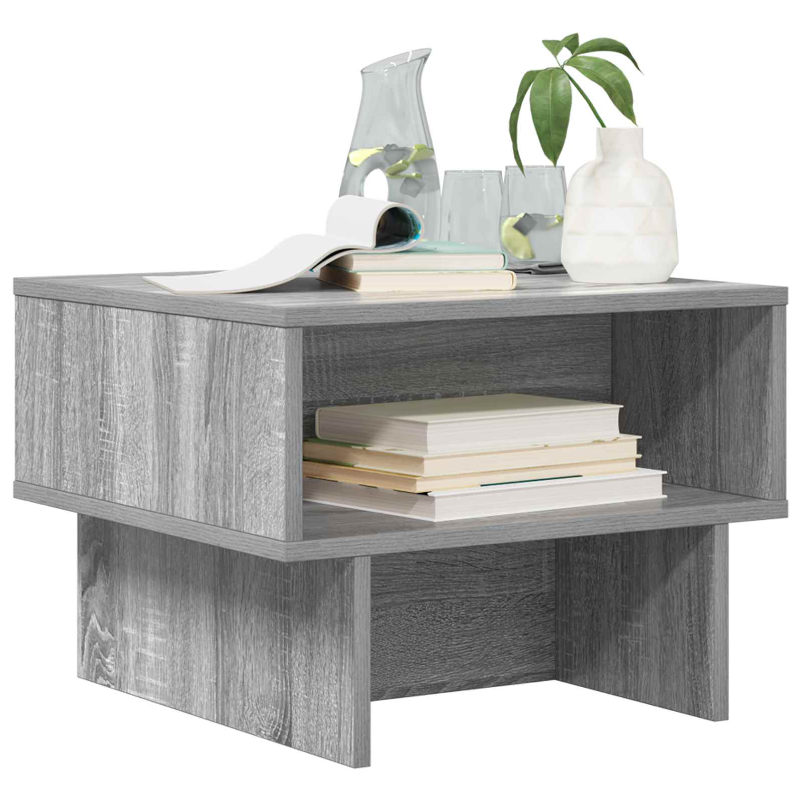 Tavolino da salotto Grigio Sonoma 48 x 46 x 35 cm